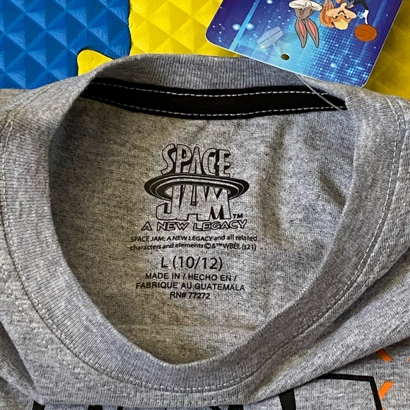 Boy clothes Space Jam Tune Squad T-shirt size L - Picture 3 of 4